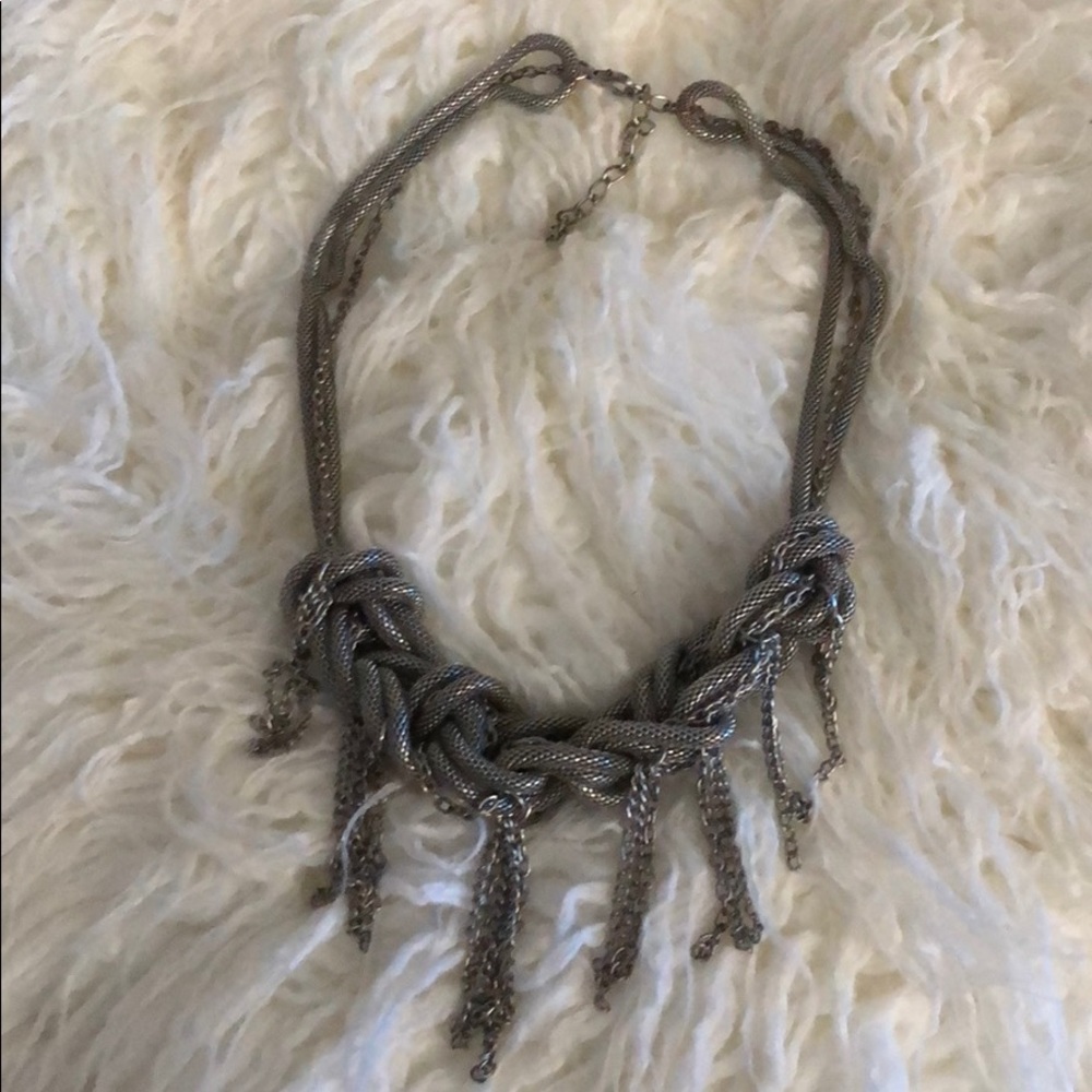 Knotted Multi Chain Necklace